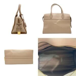 Prada tote Esplanade Saffiano beige leather bag Shoulder Pink
